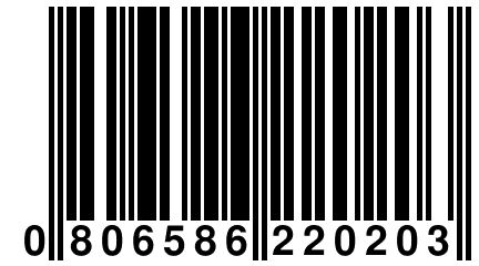 0 806586 220203