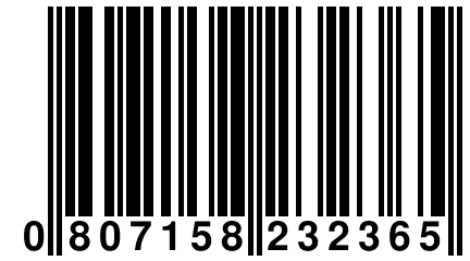 0 807158 232365