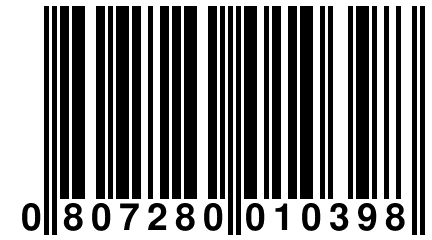 0 807280 010398