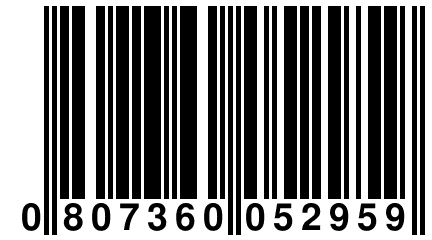 0 807360 052959