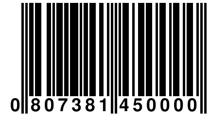 0 807381 450000