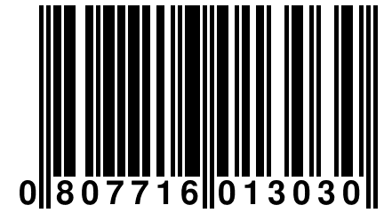 0 807716 013030