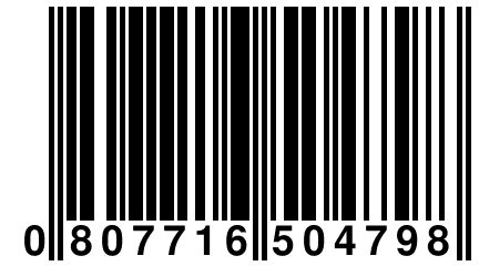 0 807716 504798