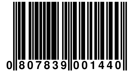 0 807839 001440