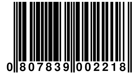 0 807839 002218