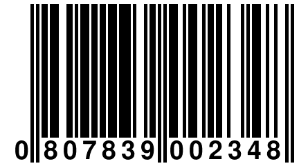 0 807839 002348