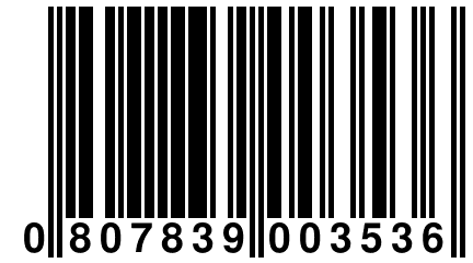 0 807839 003536