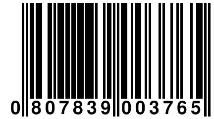 0 807839 003765