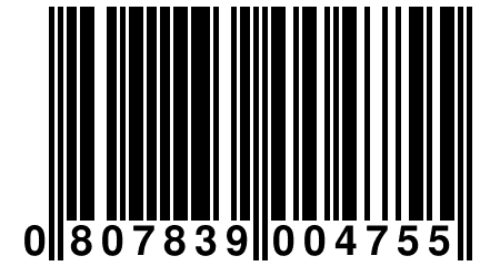 0 807839 004755