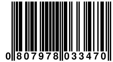 0 807978 033470