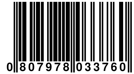 0 807978 033760