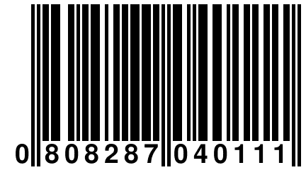 0 808287 040111