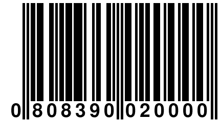 0 808390 020000