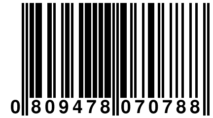 0 809478 070788