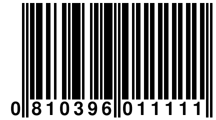 0 810396 011111