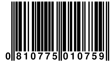 0 810775 010759