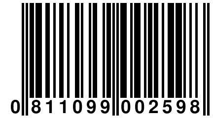 0 811099 002598