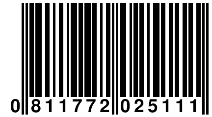 0 811772 025111