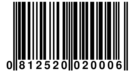 0 812520 020006