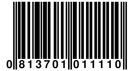 0 813701 011110