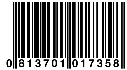 0 813701 017358