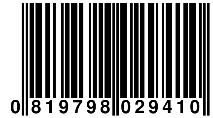 0 819798 029410