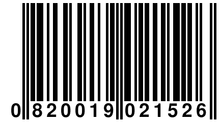 0 820019 021526