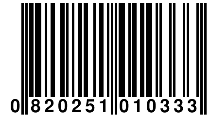 0 820251 010333