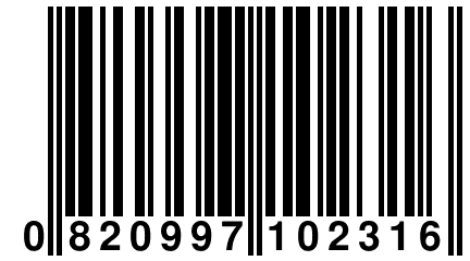 0 820997 102316