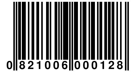 0 821006 000128