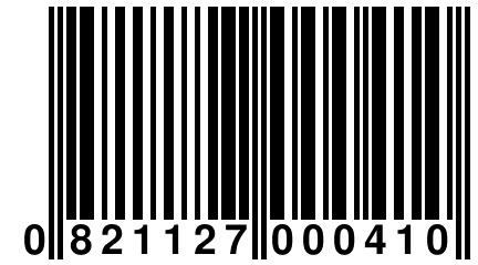 0 821127 000410