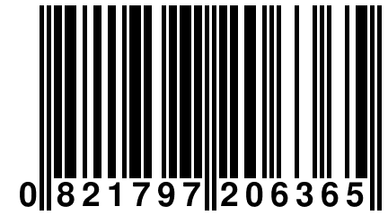 0 821797 206365