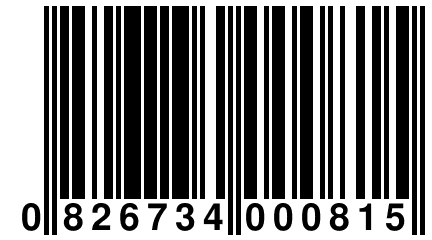 0 826734 000815