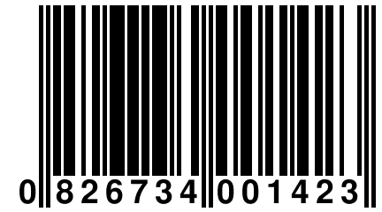 0 826734 001423