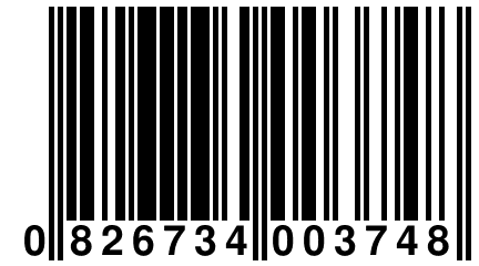 0 826734 003748