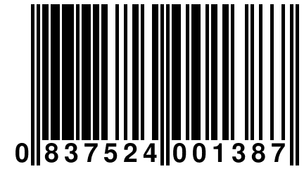 0 837524 001387