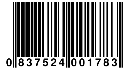 0 837524 001783