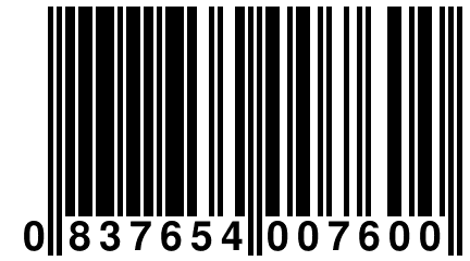 0 837654 007600