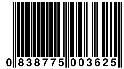 0 838775 003625