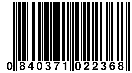 0 840371 022368