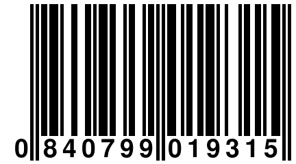 0 840799 019315