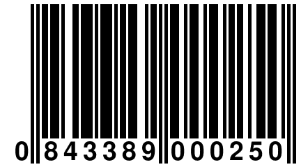 0 843389 000250