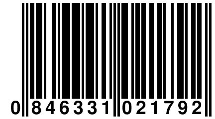 0 846331 021792