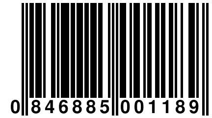 0 846885 001189