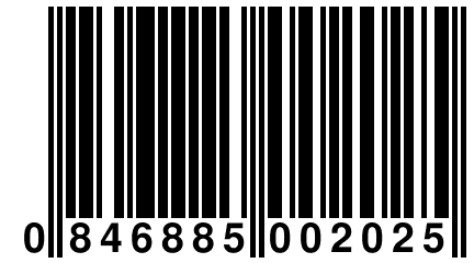 0 846885 002025