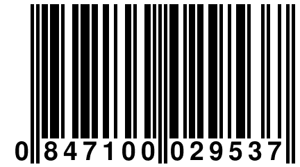 0 847100 029537