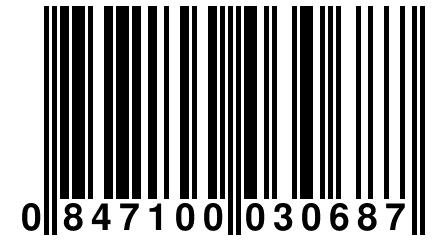 0 847100 030687