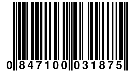 0 847100 031875