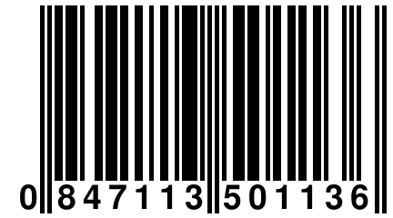 0 847113 501136