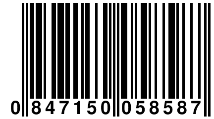 0 847150 058587